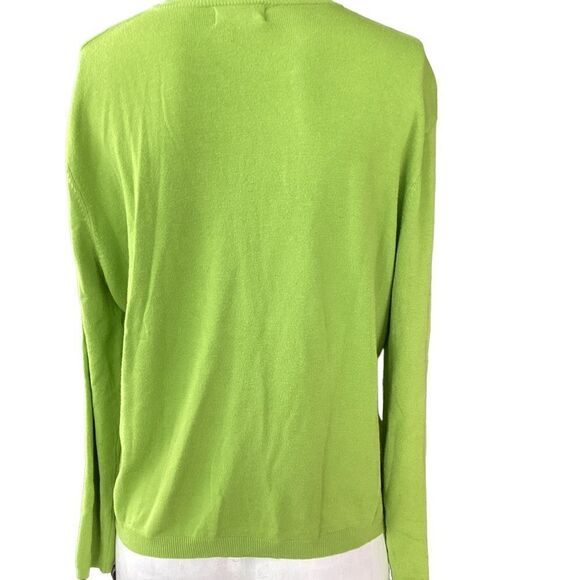Vintage Coldwater Creek green cardigan, size PLG.  0621 - Picture 2 of 6